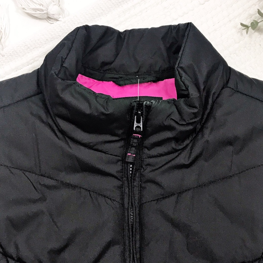 Aeropostale Black & Pink Puffer Vest - Picture 3 of 7